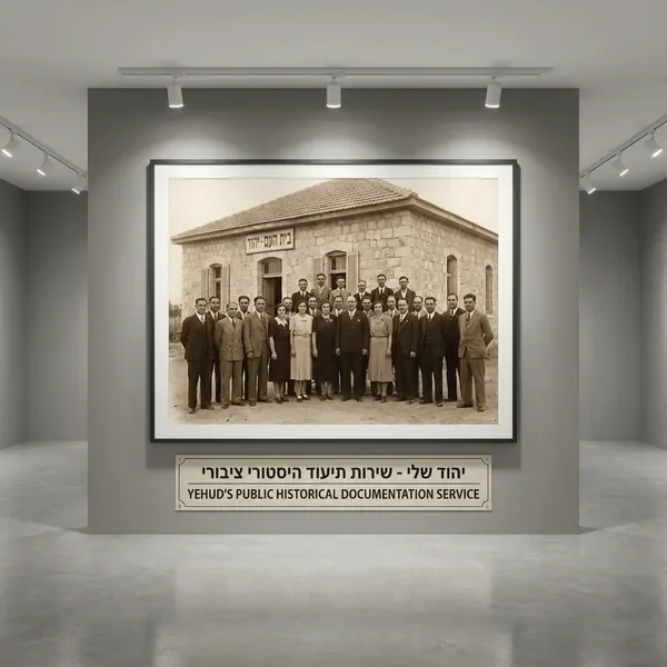 תמונת קבוצה של מייסדי יהוד בשנות ה-30